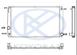 Toyota (Тойота) Rav4 Радиатор Охлаждения 2 (Koyo)