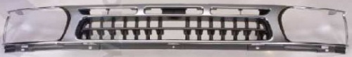 Nissan (Нисан) Patfinder Решетка Радиатора Хром-Серибристый