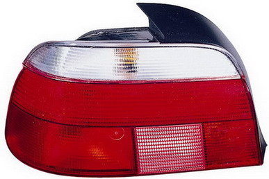 БМВ Е39 фонарь задний внешний левый красный-белый