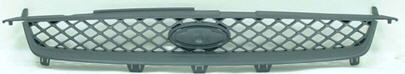 Форд Фиеста решетка радиатора хром-серый