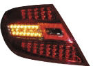 Мерседес W204 фонарь задний внешний левый и правый Комплект тюнинг полностью с диод Eagle Eyes внутри красный-тонирован