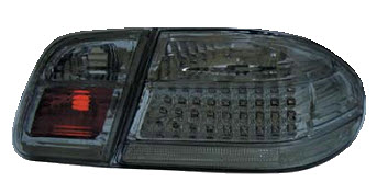 Мерседес W210 фонарь задний внешний +внутренний  левый+ правыйКомплект тюнинг Седан прозрачный с диодными габаритами , стоп сигнал тонирован