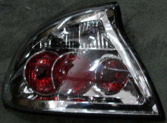 Опель Тигра фонарь задний внешний левый и правый Комплект тюнинг Lexus Тип прозрачный внутри хром