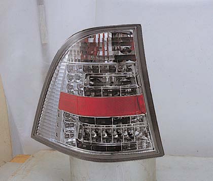 Мерседес W163/Ml фонарь задний внешний левый и правый Комплект тюнинг прозрачный с диодным стоп сигналом , указатель поворота Sonar внутри хром