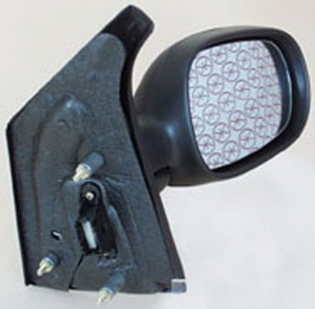 Рено Сценик зеркало правое электрическое с подогревом с температурным датчиком Convex грунт