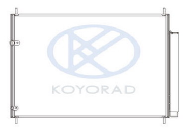 Toyota Auris конденсатор кондиционера ионера (Koyo)