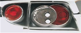 Форд Эскорт фонарь задний внешний +внутренний  левый+ правыйКомплект тюнинг Седан прозрачный Sonar внутри черная