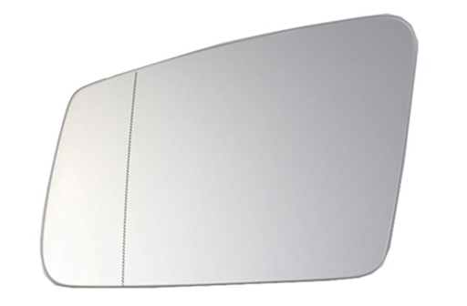 Мерседес W204 стекло левого зеркала с подогревом Aspherical