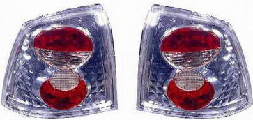 Опель Астра фонарь задний внешний левый и правый Комплект Хэтчбэк тюнинг прозрачный Lexus Тип внутри хром