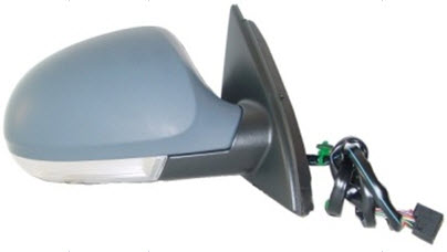 Фольксваген Пассат Б6 зеркало правое электрическое с подогревом автоскладывающиеся , с указателем поворота , с нижняя подсветка Convex грунт