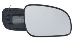 Вольво S80 стекло правого зеркала с подогревом Convex