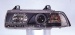 БМВ Е36 фара + указатель поворота левый + правый Комплект тюнинг Седан линзованная Devil Eyes , литой указатель поворота Sonar внутри черная