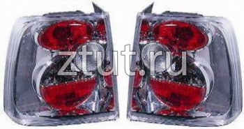 Фольксваген Пассат Б5 фонарь задний внешний левый и правый Комплект Седан тюнинг прозрачный Lexus Тип внутри хром