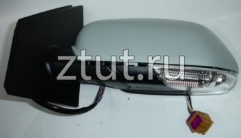Фольксваген Поло зеркало левое электрическое с подогревом с указателем поворота Aspherical грунт