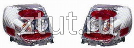 Ауди A4 фонарь задний внешний левый и правый Комплект Седан тюнинг 3D-дизайн прозрачный внутри хром