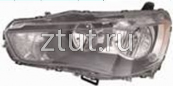 Mitsubishi (Митсубиси) Outlander Фара Левая под Корректор Внутринея Чернаяый (Depo)