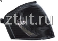 Мерседес W202 указатель поворота угловой левый + правый Комплект тюнинг прозрачный Eagle Eyes внутри черная