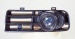 Фольксваген Гольф 4 Решётка черныйая фара противотуманная левый + правый Комплект тюнинг линзованная Sonar