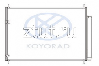 Toyota Auris конденсатор кондиционера ионера (Koyo)