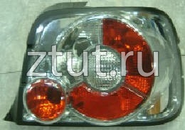 БМВ Е36 фонарь задний внешний левый и правый Комплект Compact тюнинг прозрачный хрусталь красный-белый