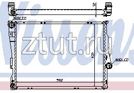 БМВ Е46 +Z4 радиатор охлаждения