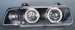 БМВ Е36 фара + указатель поворота левый + правый Комплект тюнинг Седан Compact с 2 светящимися ободками , литой указатель поворота Sonar внутри черная