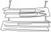 Мерседес W202  заглушка крюка переднего бампера правая
