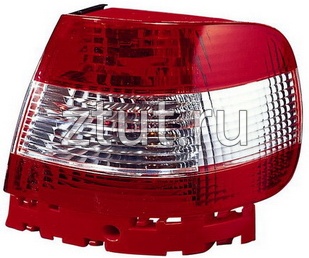 Ауди A4 фонарь задний внешний левый и правый Комплект Седан тюнинг прозрачный хрусталь красный-белый