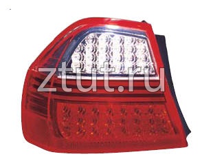 БМВ Е 90 фонарь задний внешний левый и правый Комплект тюнинг диод прозрачный красный