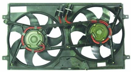 Фольксваген Транспортер т4 мотор+вентилятор  радиатор охлаждения двухвентиляторный с корпусом 2.5