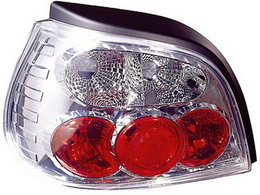 Рено Меган фонарь задний внешний левый и правый Комплект 5 Дв тюнинг Lexus Тип прозрачный внутри хром