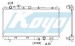 Mazda (Мазда) 323 Радиатор Охлаждения Mt 1.4 1.6 1.9 (Koyo)