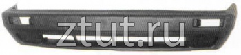 Фольксваген Гольф 2 Фольксваген Джеттабампер передний без отверстия под противотуманки с усилителем , спойлер черный