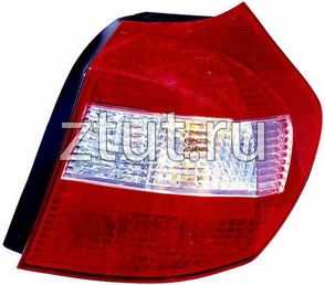 БМВ Е87 фонарь задний внешний правый красный-белый