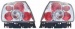 Ауди A4 фонарь задний внешний левый и правый Комплект тюнинг Lexus Тип прозрачный внутри хром