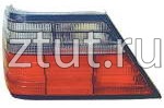 Мерседес W124 стекло фонаря заднее внешнее левое тонирован-красный