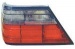 Мерседес W124 стекло фонаря заднее внешнее левое тонирован-красный