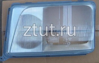 Мерседес W124 стекло фары левое с рамкой Depo