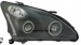 Lexus (Лексус) Rx300 Фара Л+П (Комплект) Тюнинг 4 Линзован С Светящ Ободк Диод Eagle Eyes Внутринея Черная