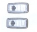 Мерседес W124 повторитель поворота в крыло левый = правый прозрачный